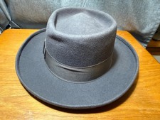 100% wool Silver Spur Bar H Diamond Jim hat size 7 1/4 made in the USA