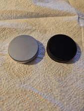 2 Leica Leitz M39 39mm rear cover cap screw mount Silver /Black