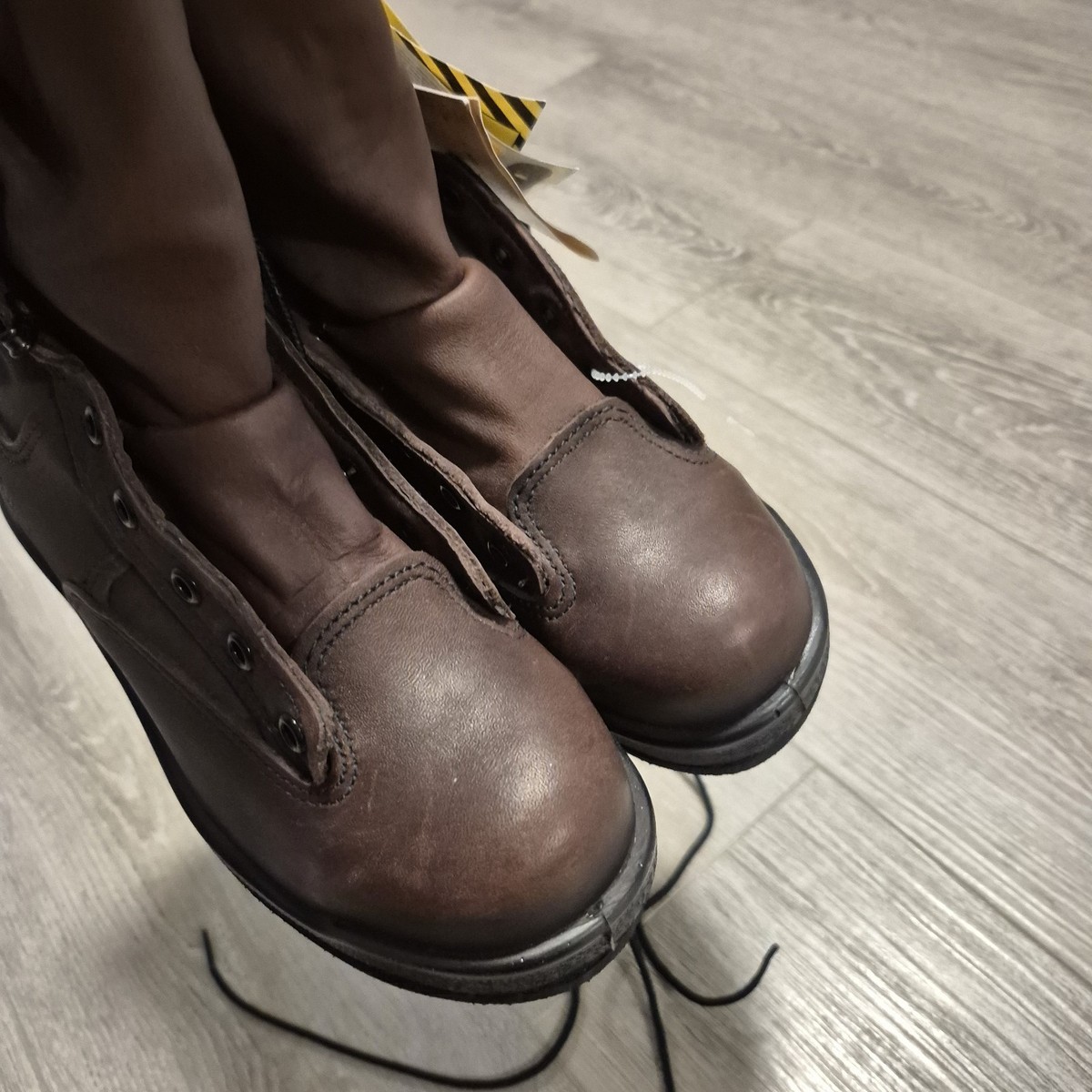 Belleville 330ST US Navy Steel Toe Flight Boots Brown Sz 3.0 R USA