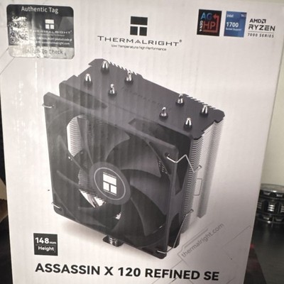 Thermalright Assassin X 120 Refined SE CPU Fan Heatsink 120mm 66.17CFM LGA1851  