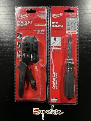 Milwaukee Electrician Hand Tool Combo Kit 48-22-2902/48-22-3074