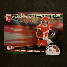 2020 Panini Donruss Elite - Full Throttle Green #15 Mecole Hardman Jr. Chiefs