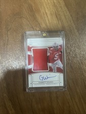 2022 Panini National Treasures Collegiate - College Materials Signatures Garrett