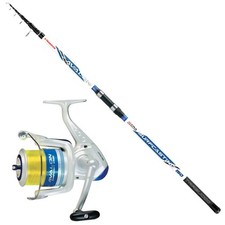 Kit pesca Surfcasting Trabucco Canna E Mulinello
