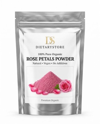 Rose Flower Petal Powder for Face Pack Tea Bath Body Care Natural Herbal