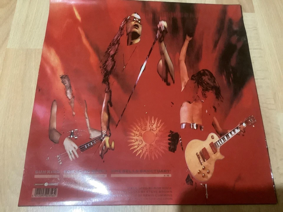 The Cult Sun King Hologram Wallet 12" Vinyl Record A1 B1 - Imagem 3 de 4