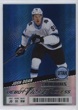 2024-25 Upper Deck Credentials Debut Ticket Access Blue /399 Josh Doan Rookie RC