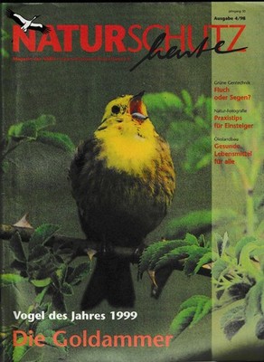 Naturschutz heute 4/98 ^ Magazin des NABU Thema Natur-Fotografie +mehr