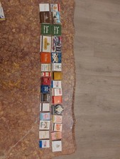 Lot collection vintage de plus de 60 pochettes d'allumettes anciennes - Hôtels,