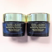 2* 1.0 oz/30 ml Estee Lauder Revitalizing Supreme+ Night Power Bounce Creme NWOB