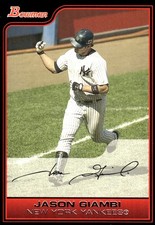 Jason Giambi 2006 Bowman #37 Yankees MLB READ FREE SHIPPING AutographDen