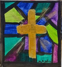 ACEO Original signed Tiny Painting, 3