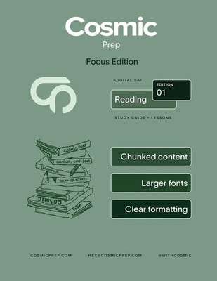 Douglas S. Kovel | Cosmic Prep Digital SAT Reading Guide Focus Edition | Buch