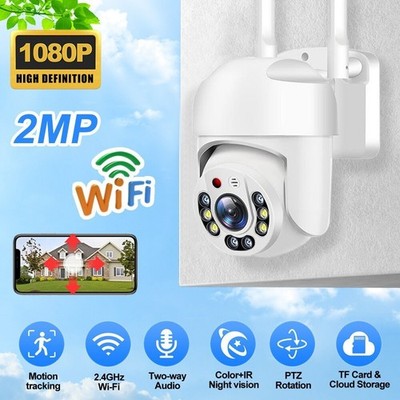 1080P IP NETZWERK CAMERA FUNK Outdoor ÜBERWACHUNGSKAMERA NEU