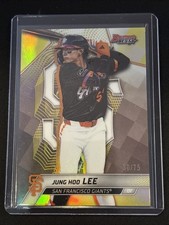 🔥Jung Hoo Lee 2025 Bowmans Best #7 Yellow 50/75 Giants