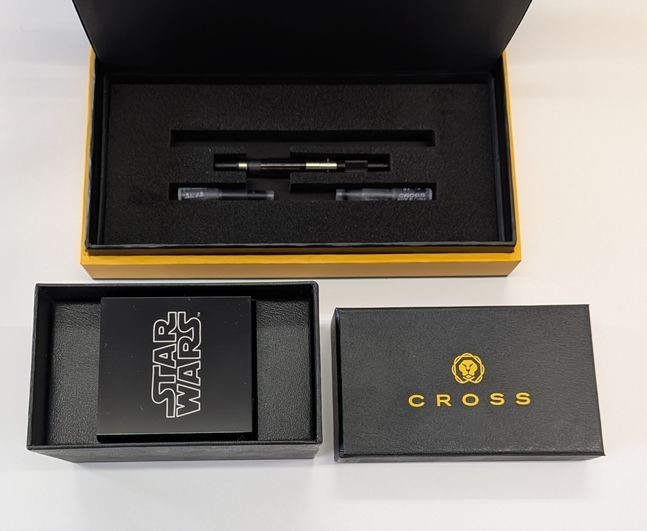 CROSS Peerless Star Wars Darth Vader Fountain Pen 18K Gold Nib New