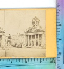 Brussels Royal Palace Belgium Stereoview c1867
