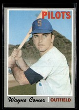 1970 Topps Wayne Comer EX-EX/MT Set Break #323