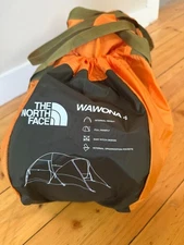 The North Face Wawona 4-Person Tent - Orange, Tan