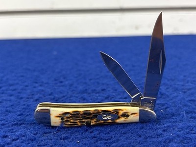 Case XX 6220 SS Amber Bone Peanut Pocket Knife (PKM062923) | eBay