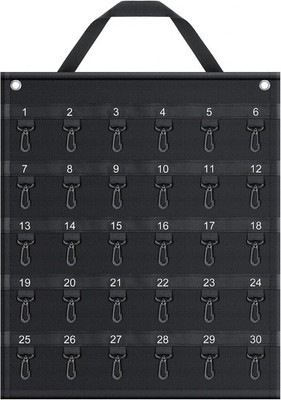 Oudain Rollable Key Case 30 Keys Roll up Key Case Organizer for Professionals Fl