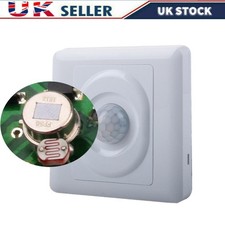 PIR Infrared Motion Sensor Detector Wall Light Switch Automatic ON/OFF Home
