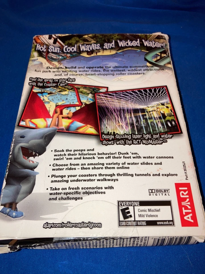 2005 Roller Coaster Tycoon 3 PC Game + Soaked Expansion Pack Atari 98/XP/2000 - Image 2 of 4