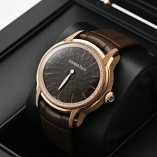 Audemars Piguet Millenary Watch 40MM Brown Index Hour Markers Dial Rose Gold 7