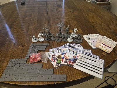 Marvel Crisis Protocol Earth's Mightiest Core Set Miniatures + Acessories