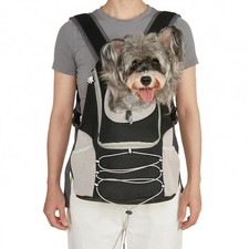 Dog Carrier Backpack for Small Dogs 2-15 lbs, Breathable Front Chest Back P...