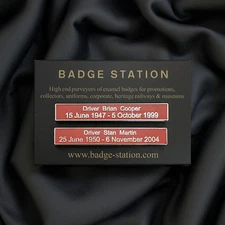 Celebrated Drivers, HST, lapel Enamel pin Badge