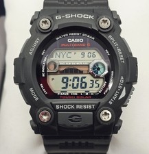 Casio GW7900, G-Shock 200 Meter WR Solar Atomic Watch, Black Resin, 5 Alarms NIB