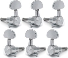 3R3L Inline Guitar Locking Tuner Tuning Keys Pegs Machine Heads Chrome Plated