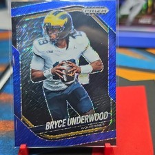Panini Prizm Black 2025 Bryce Underwood Michigan Wolverines Prospects #161 3/35 