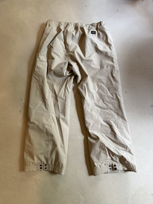 Dope Beige Snow Pants 2XL Polyester Zip Pockets Ski Snowboard Winter