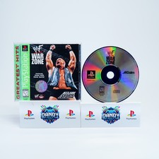 WWF Warzone  PS1 CIB W/ Manual - PlayStation