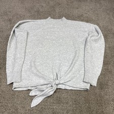 Loft Sweater Gray Long Sleeve Pullover Women  s Size Small