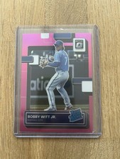 2022 Panini Donruss Optic #98 Bobby Witt Jr. #98 Rated Rookie RC Pink