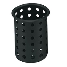 Vollrath 52633 Flatware Cylinder Black Plastic