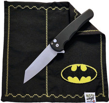 50 WAYS POCKET POCKET HANK Everyday Carry EDC Handkerchief Black Yellow 2 Batman