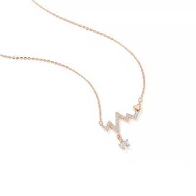 Heartbeat Choker,Short Necklace for Women,Simple Unique Jewelry Gift