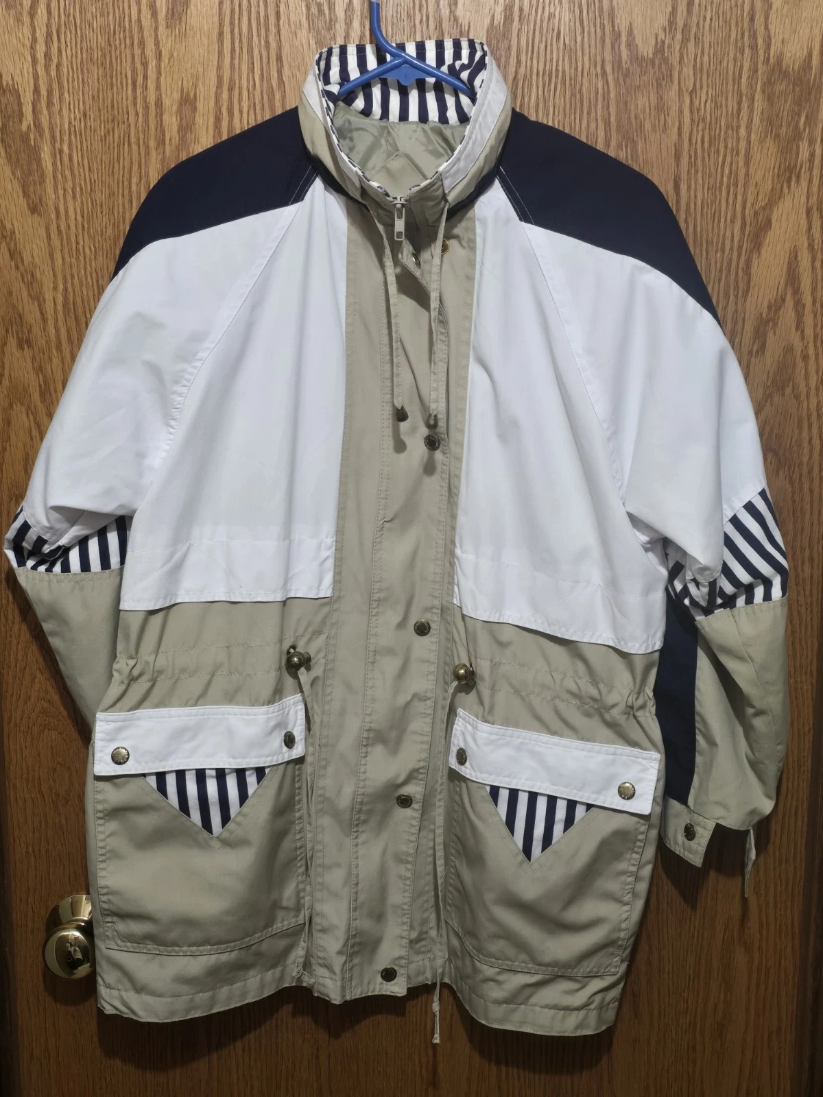 Vintage Out Brook Jacket Mens S Colorblock Hooded Windbreaker 90s
Opens in a new window or tab