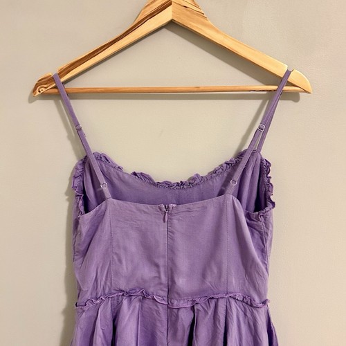 Tigerlily Mini Dress Size 8 Purple Adjustable Straps - Picture 4 of 8