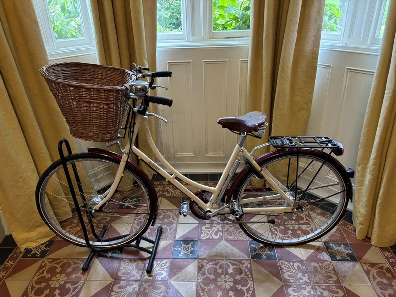 Pashley Princess Ladies Sovereign Bicycle Wicker Basket Strawberry & Cream Model