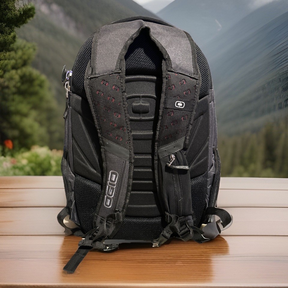 Surge Rss Pack OGIO Black Pindot Surge RSS Pack Laptop Backpack Travel Bag Padded ...