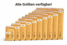 Luftpolstertaschen Versandtaschen LuftpolsterumschlägePACK Braun A1 bis K/10