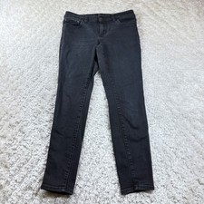 Lucky Brand Jeans Women's 4/27 Lizzie Low Rise Skinny Black Wash Emo Street
