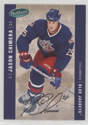 2005-06 Parkhurst Facsimile Auto 56/100 Jason Chimera #143 0t1