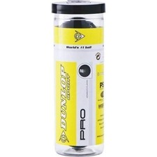 Dunlop Pro Squash Balls - 3 Ball Tube