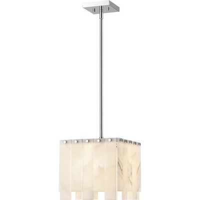 Z-Lite 345P12-PN Viviana 1 Light 11.5 inch Polished Nickel Pendant Ceiling Light